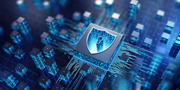 Cybersecurity  concept. 3D render
